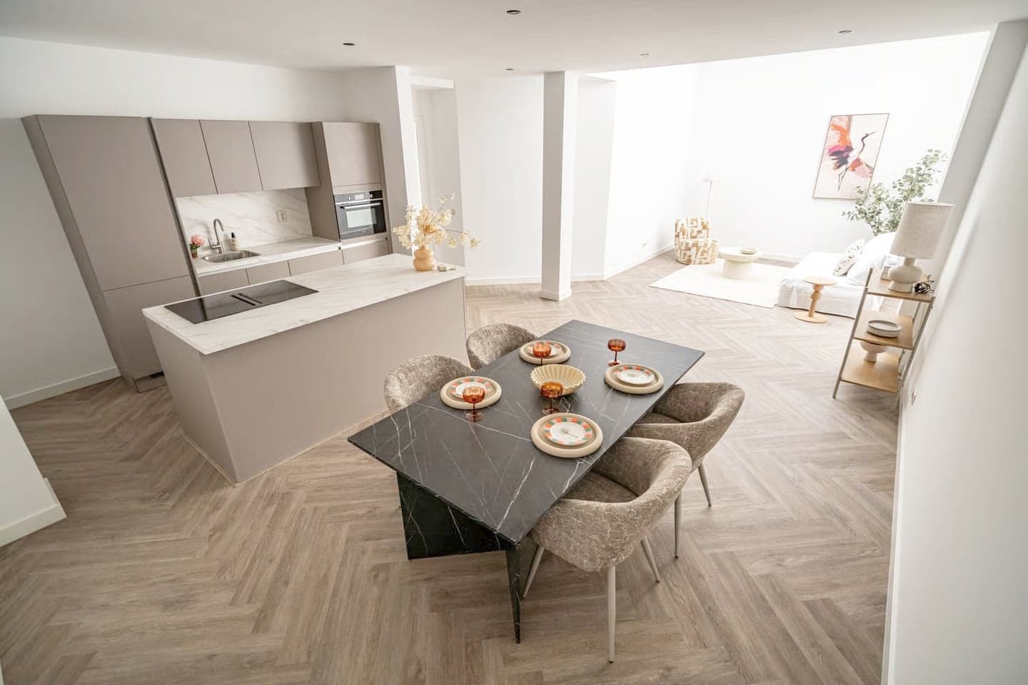 Appartement in Leiden, interieurdetail 1 na styling